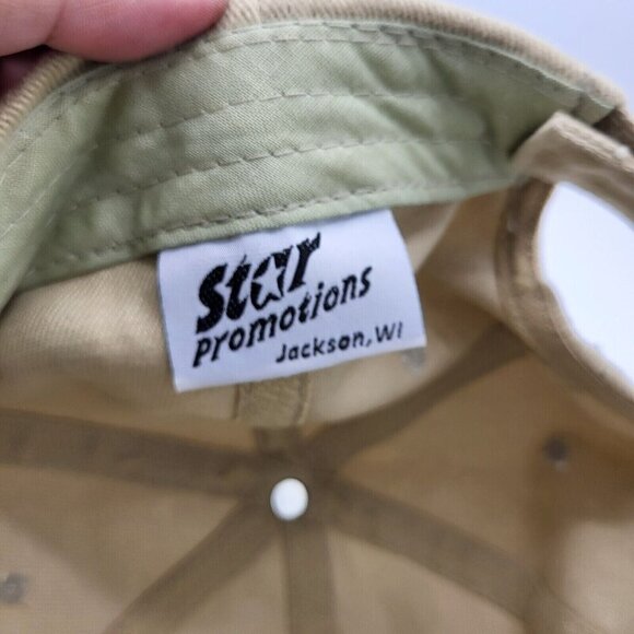 MILLER GENUINE DRAFT HAT BROWN/ Black STAR PROMOTIONS 90's - Picture 4 of 6